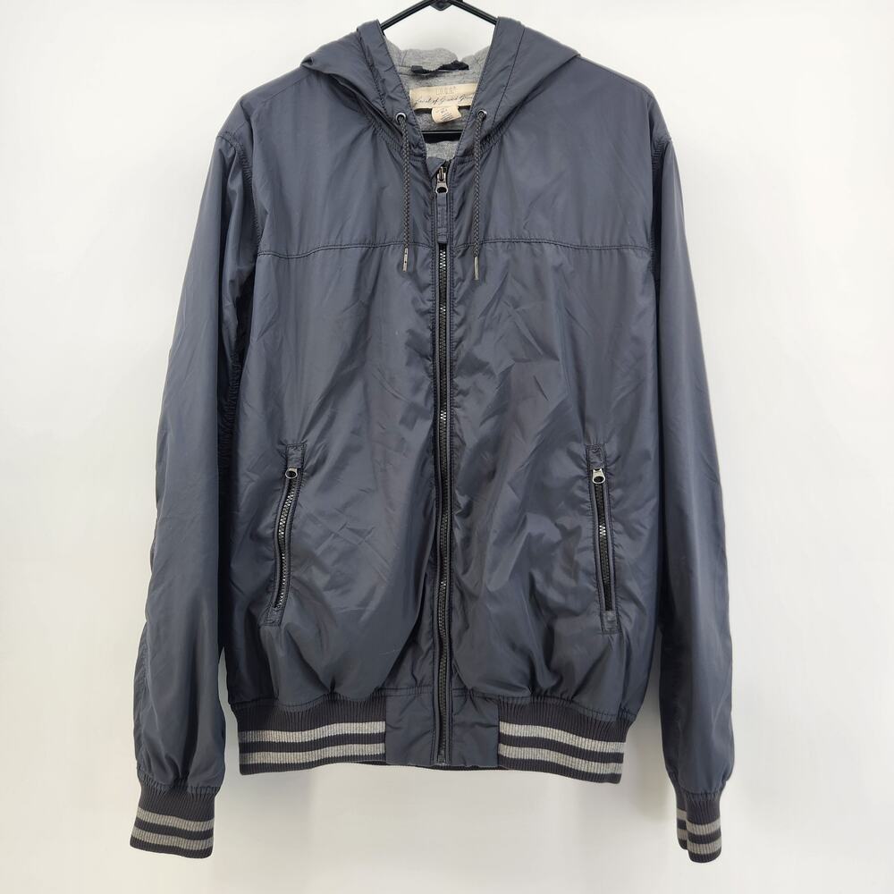 H&M L.O.G.G. (Label of Graded Goods) Men's Large Hooded‎ Windbreaker Jacket